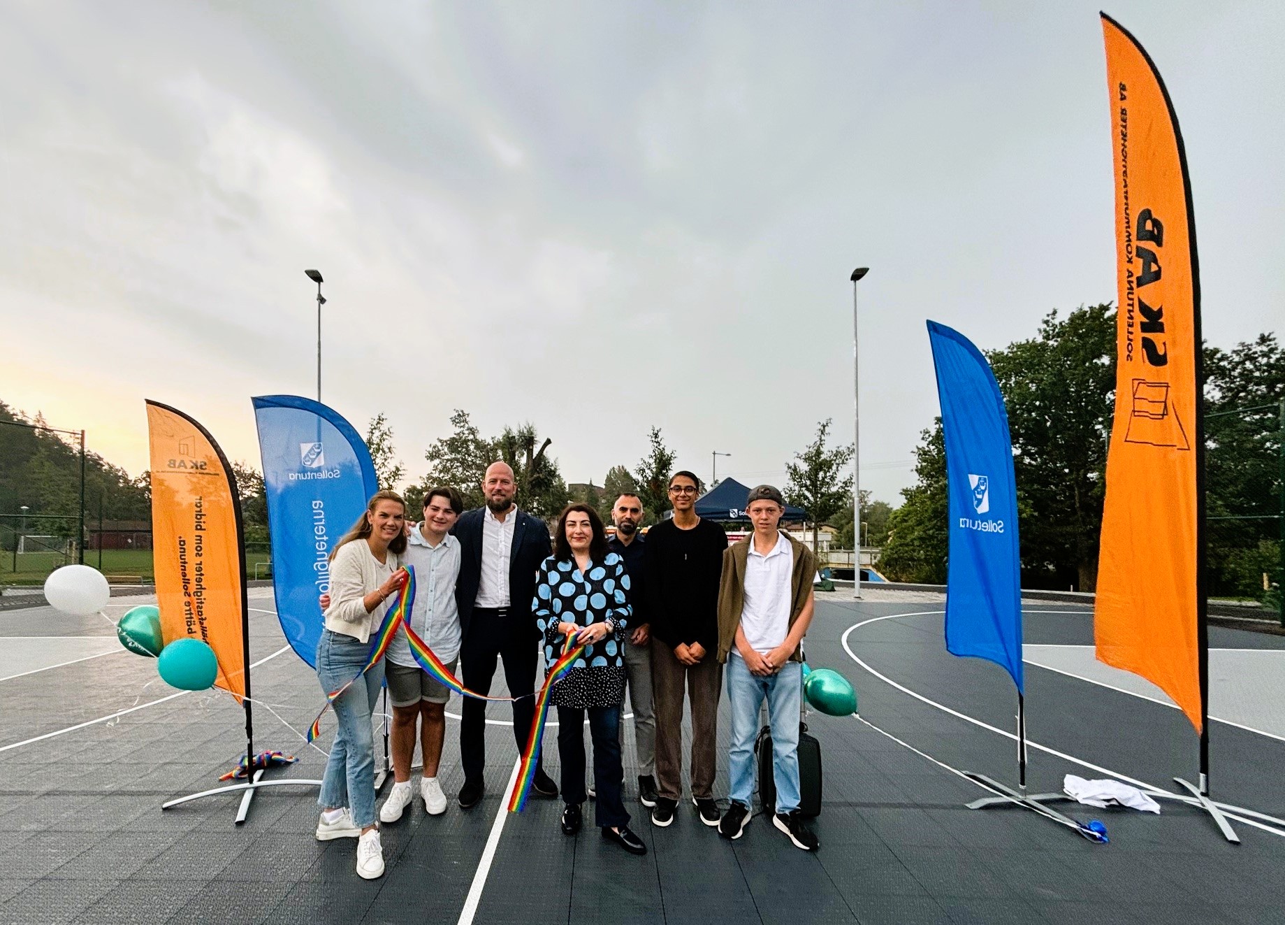 Invigning av skolgårdsparken i Edsberg 